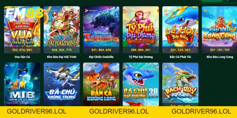Bắn Cá FM88 - Bí Kíp Chơi 100% Thắng Lớn Mỗi Ngày 2026 - goldriver96