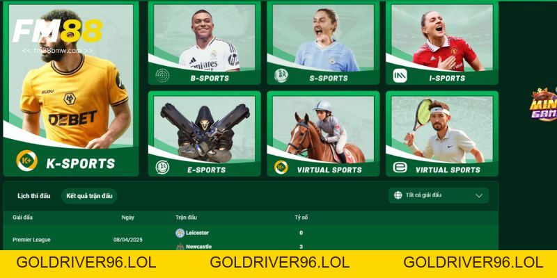Thể Thao FM88 - Đỉnh Cao Giải Trí Năm 2026 - goldriver96