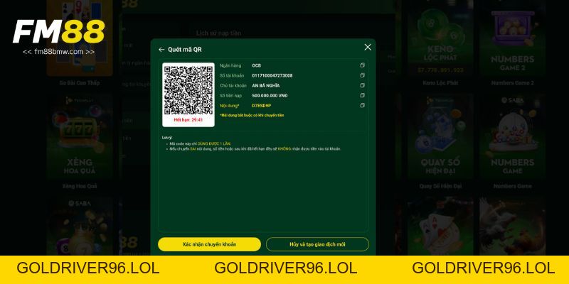 Nạp Tiền Fm88 - Đa Dạng Phương Thức Và Không Giới Hạn - goldriver96